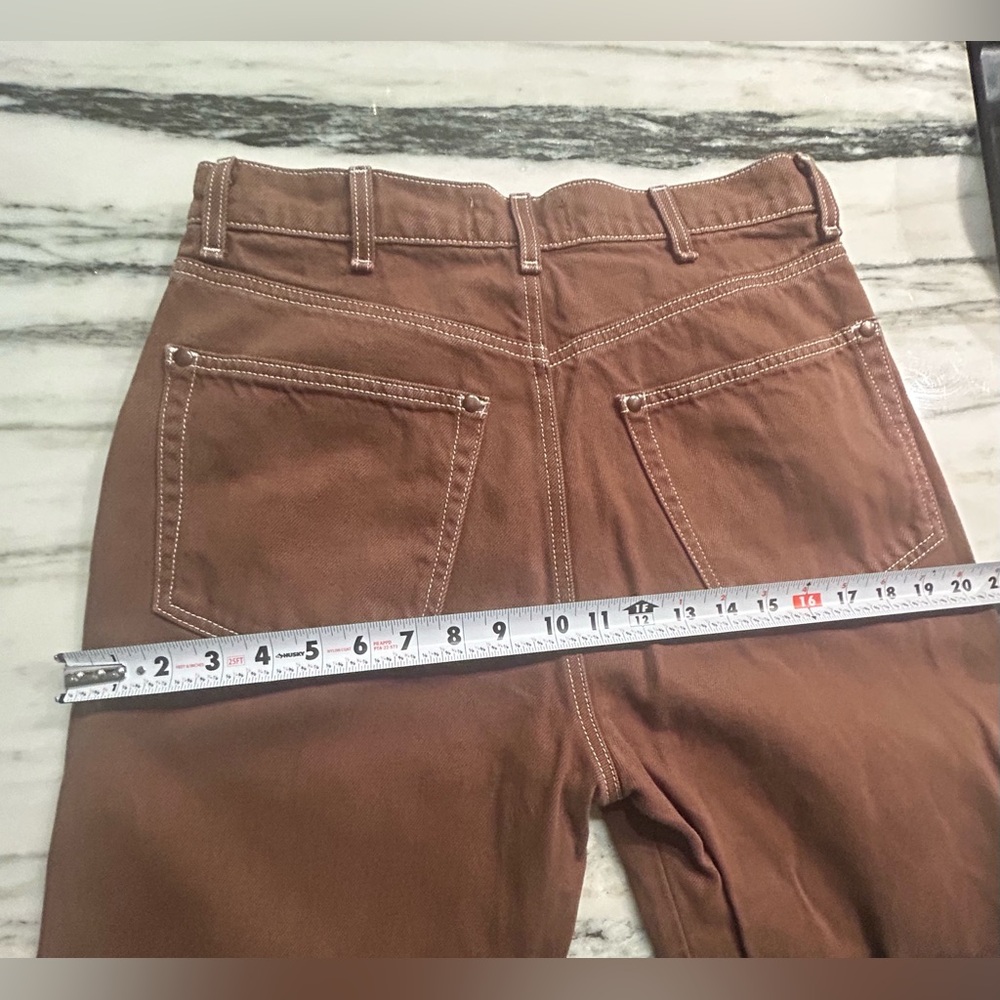 Reformation Brown Straight Leg Jeans - Picture 16 of 16